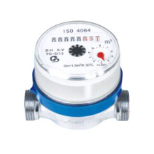 Single Jet Water Meter, Comprimento do corpo 80mm